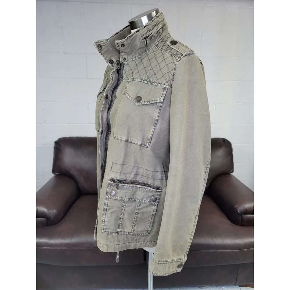 Levi's jacket size L Green military color - Picture 4 of 14